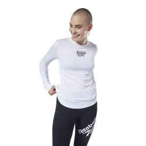 Reebok Classic Vector T Shirt Damen - Weiß - DE 306-HEN